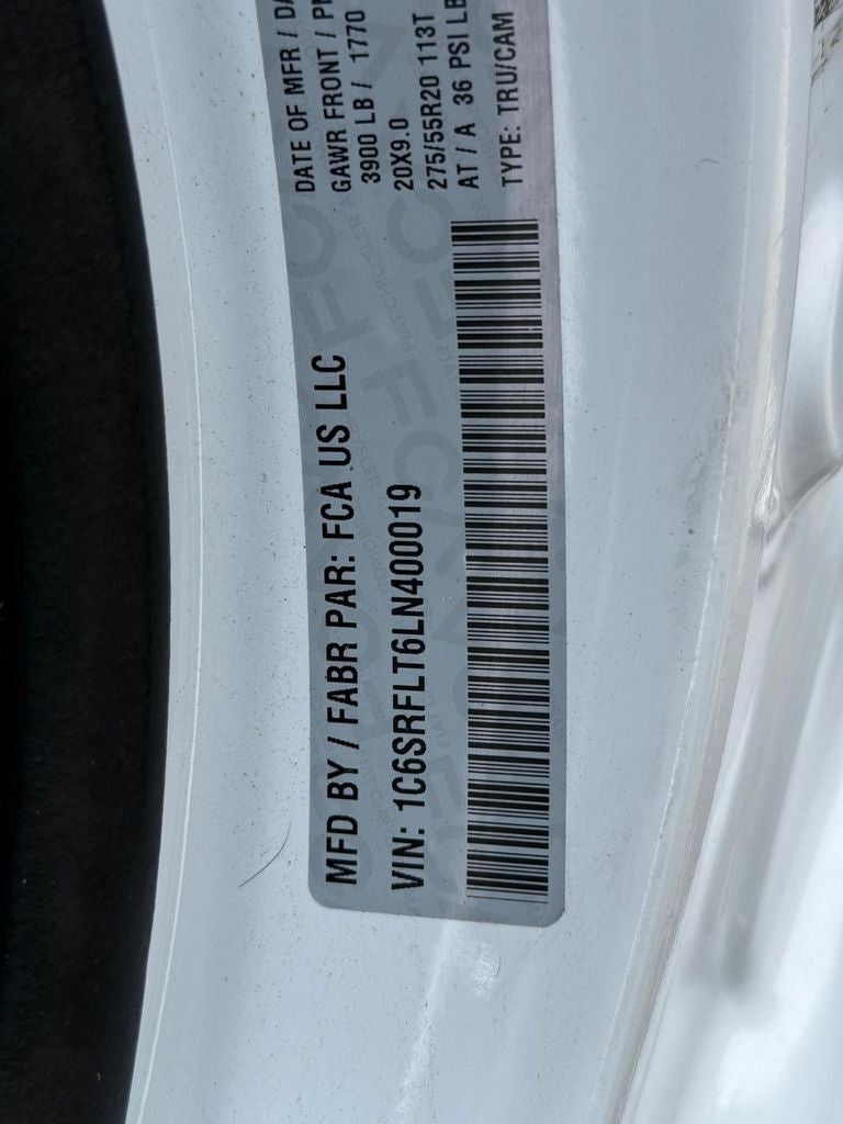 2020 Ram 1500 Rebel Crew Cab 4x4