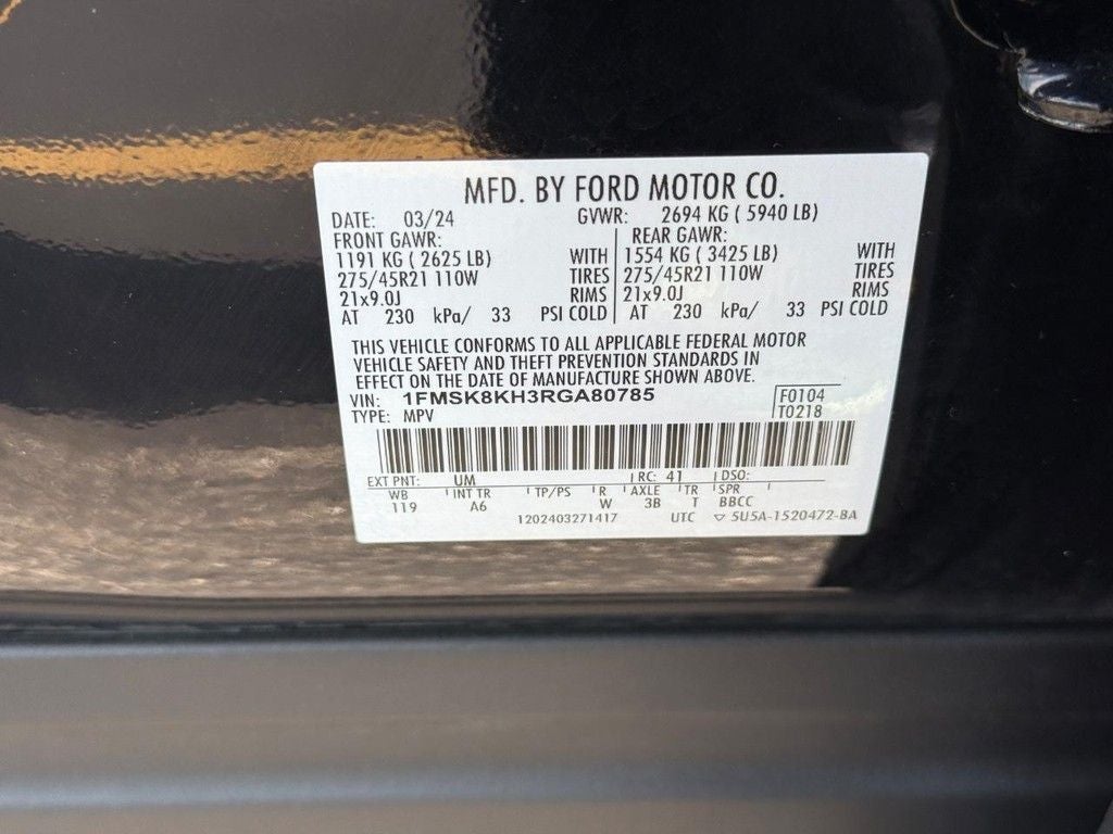 2024 Ford Explorer ST-Line