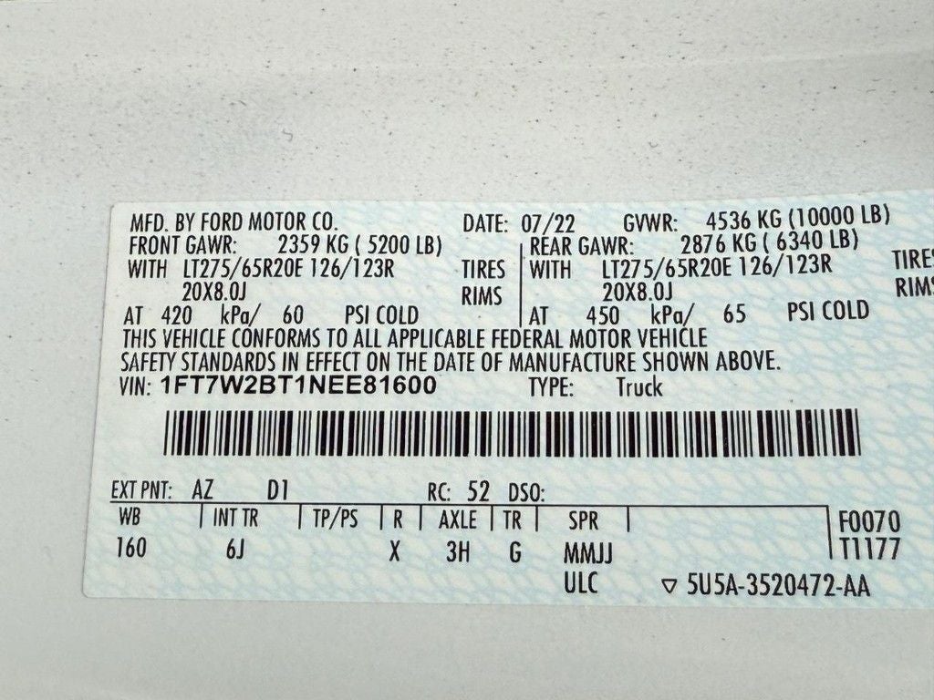 2022 Ford F-250SD Lariat