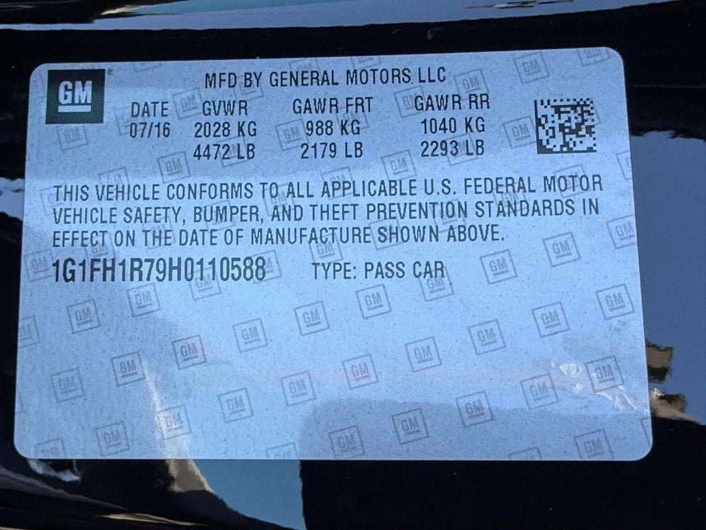 2017 Chevrolet Camaro SS 2SS