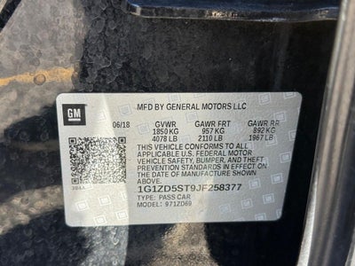 2018 Chevrolet Malibu LT NEAR MILWAUKEE WI