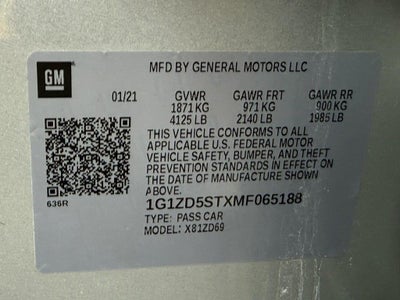 2021 Chevrolet Malibu LT