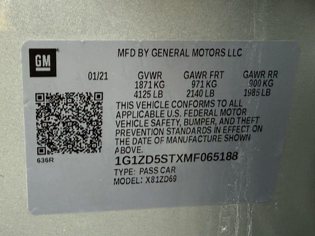 2021 Chevrolet Malibu LT