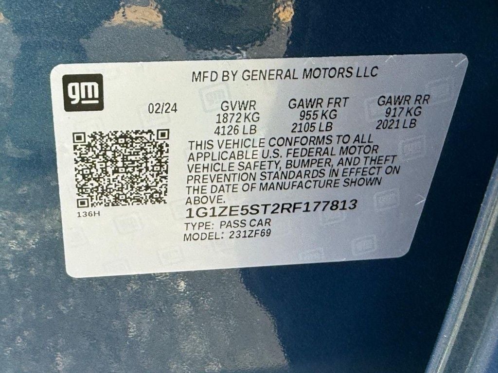 2024 Chevrolet Malibu LT 2LT