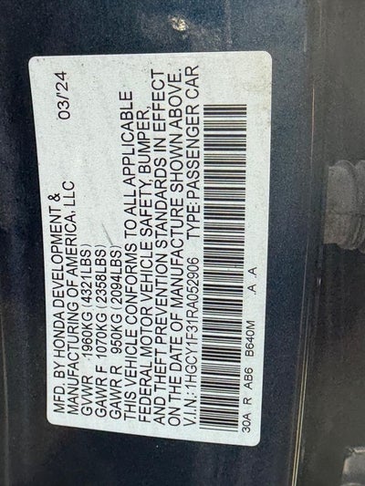 2024 Honda Accord EX