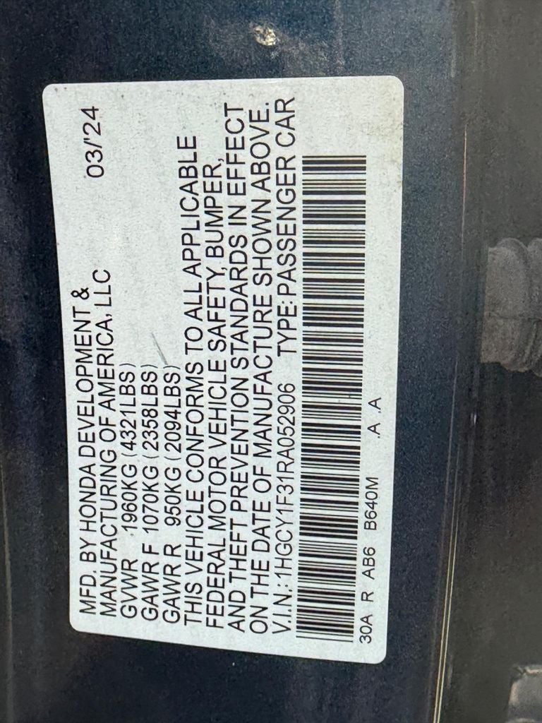 2024 Honda Accord EX