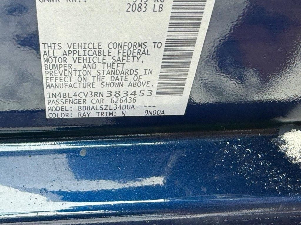 2024 Nissan Altima 2.5 SR