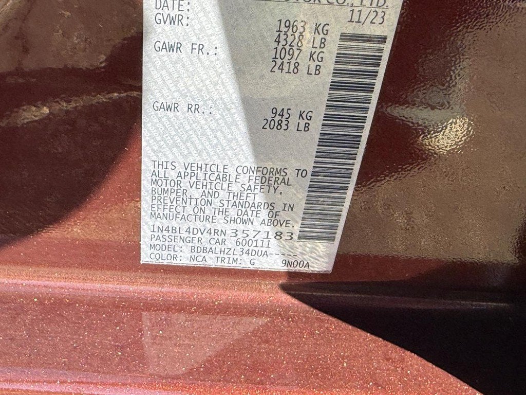 2024 Nissan Altima 2.5 SV NEAR MILWAUKEE WI