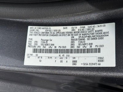 2014 Ford Fiesta SE