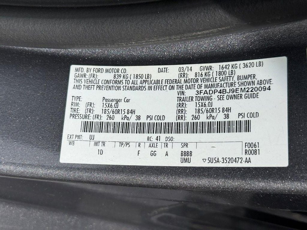 2014 Ford Fiesta SE