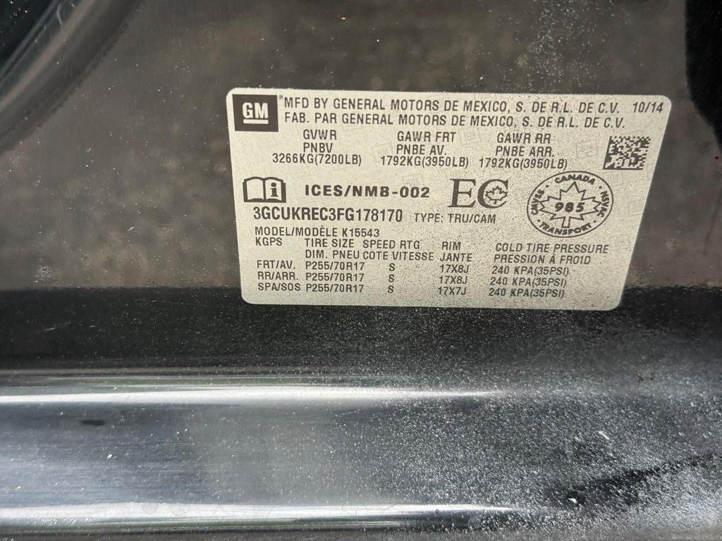 2015 Chevrolet Silverado 1500 LT