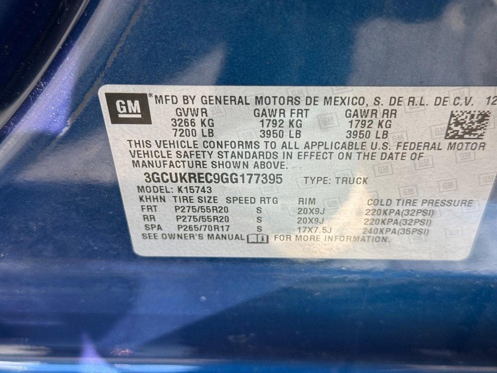 2016 Chevrolet Silverado 1500 LT LT2