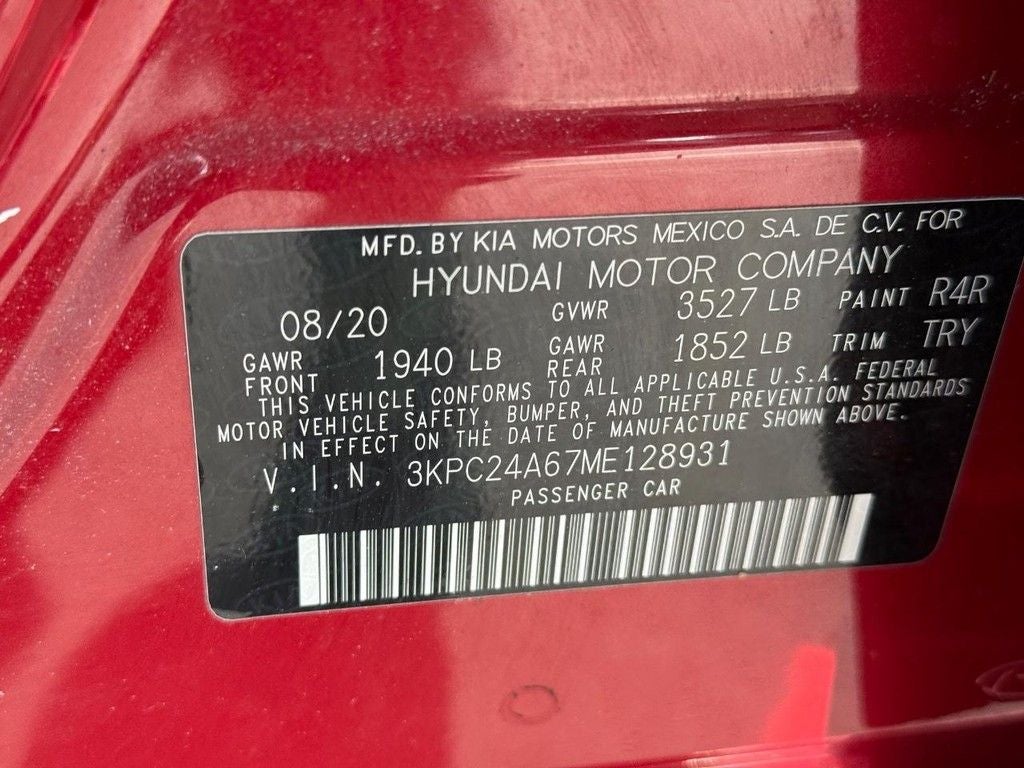 2021 Hyundai Accent SE