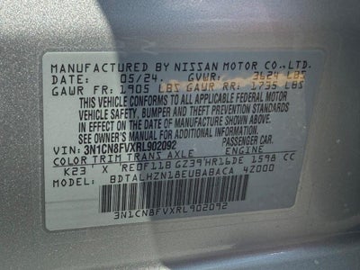 2024 Nissan Versa 1.6 SR