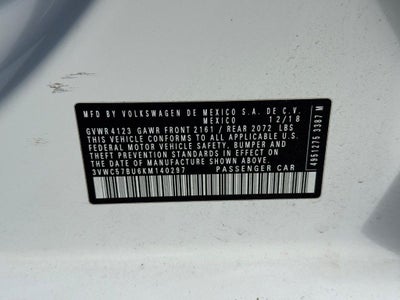 2019 Volkswagen Jetta 1.4T SE