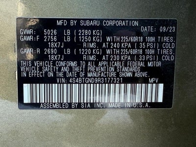 2024 Subaru Outback Limited XT