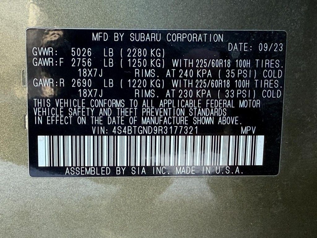 2024 Subaru Outback Limited XT