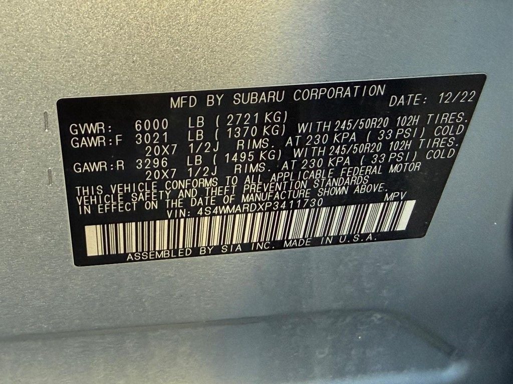 2023 Subaru Ascent Limited