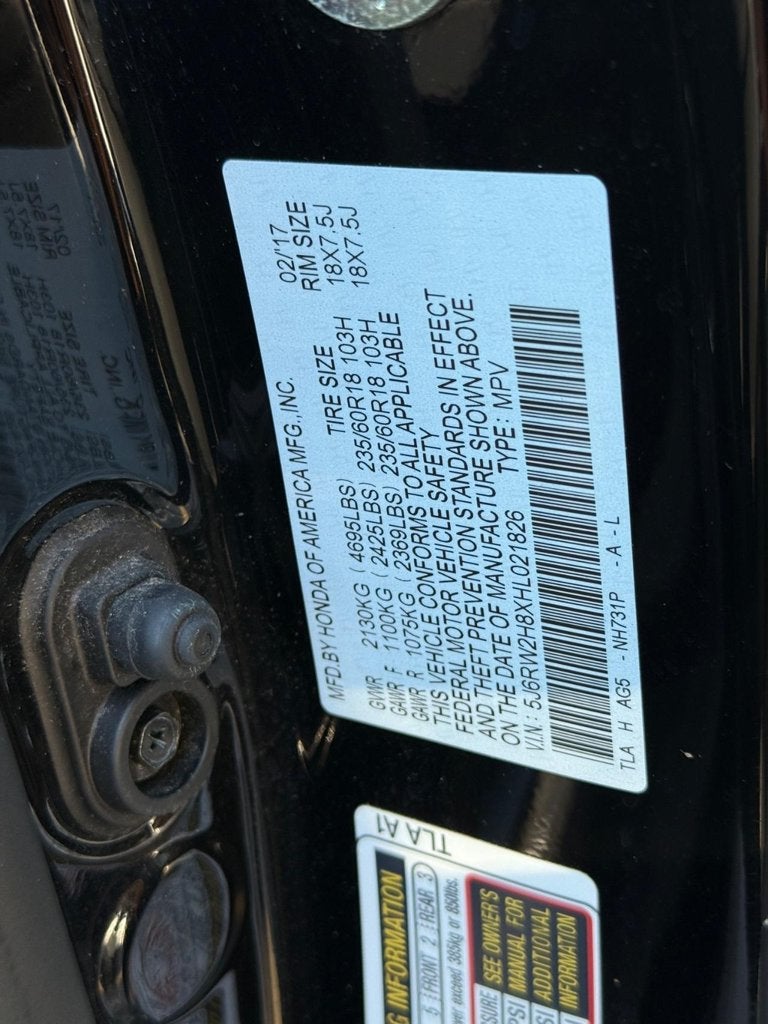 2017 Honda CR-V EX-L NEAR MILWAUKEE WI