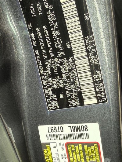 2017 Toyota Sequoia SR5 5.7L