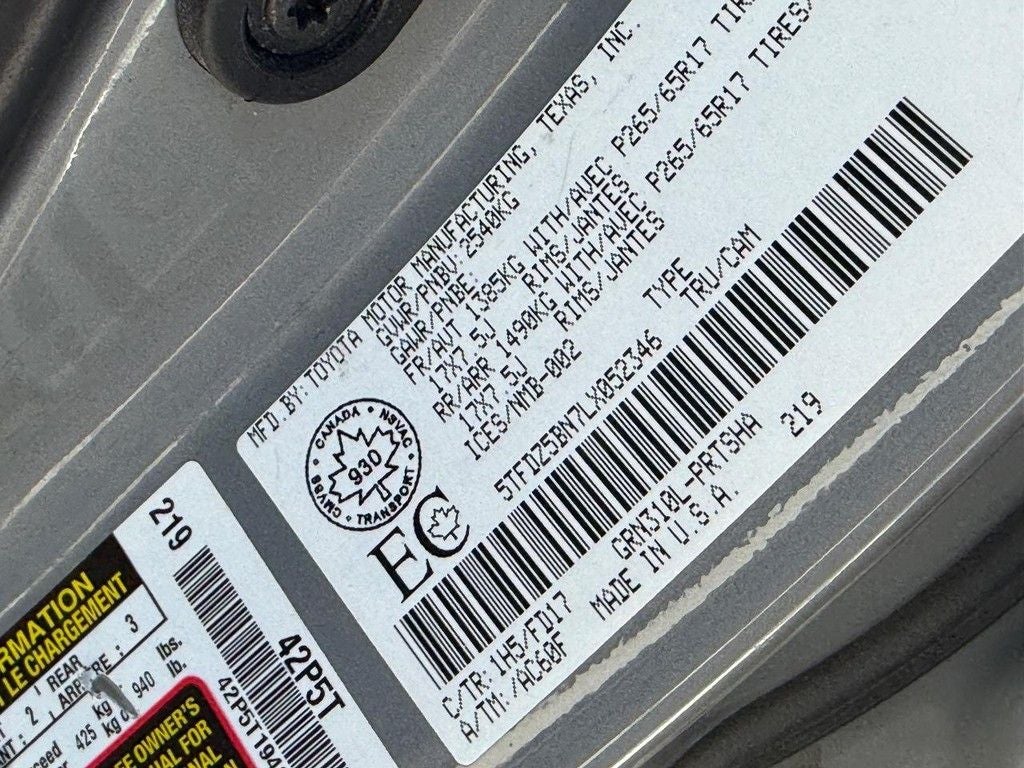 2020 Toyota Tacoma TRD Off-Road V6