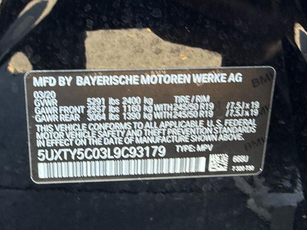 2020 BMW X3 xDrive30i