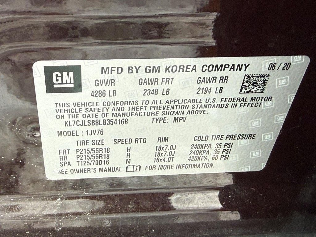 2020 Chevrolet Trax LT