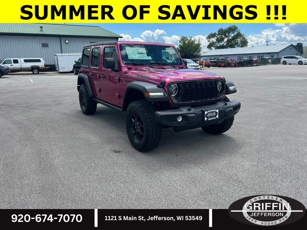 2026 Jeep Wrangler Willys 4X4 V6 !!!