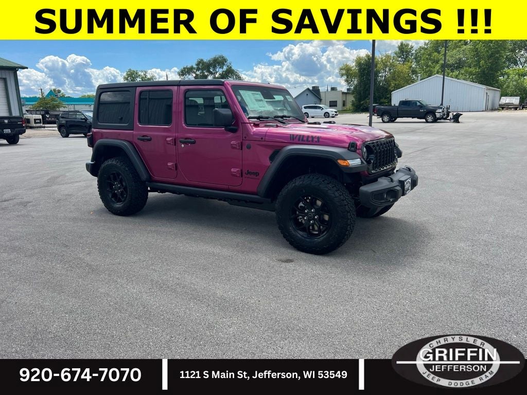 2026 Jeep Wrangler Willys 4X4 V6 !!!