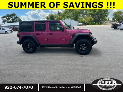2026 Jeep Wrangler Willys 4X4 V6 !!!