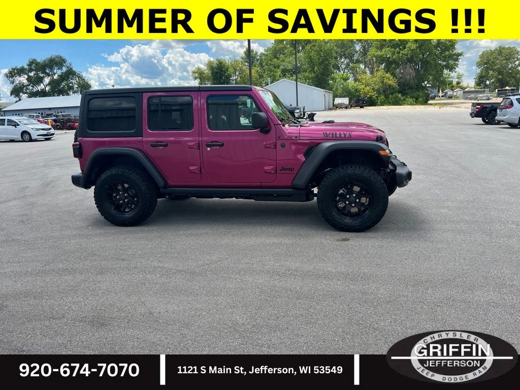 2026 Jeep Wrangler Willys 4X4 V6 !!!