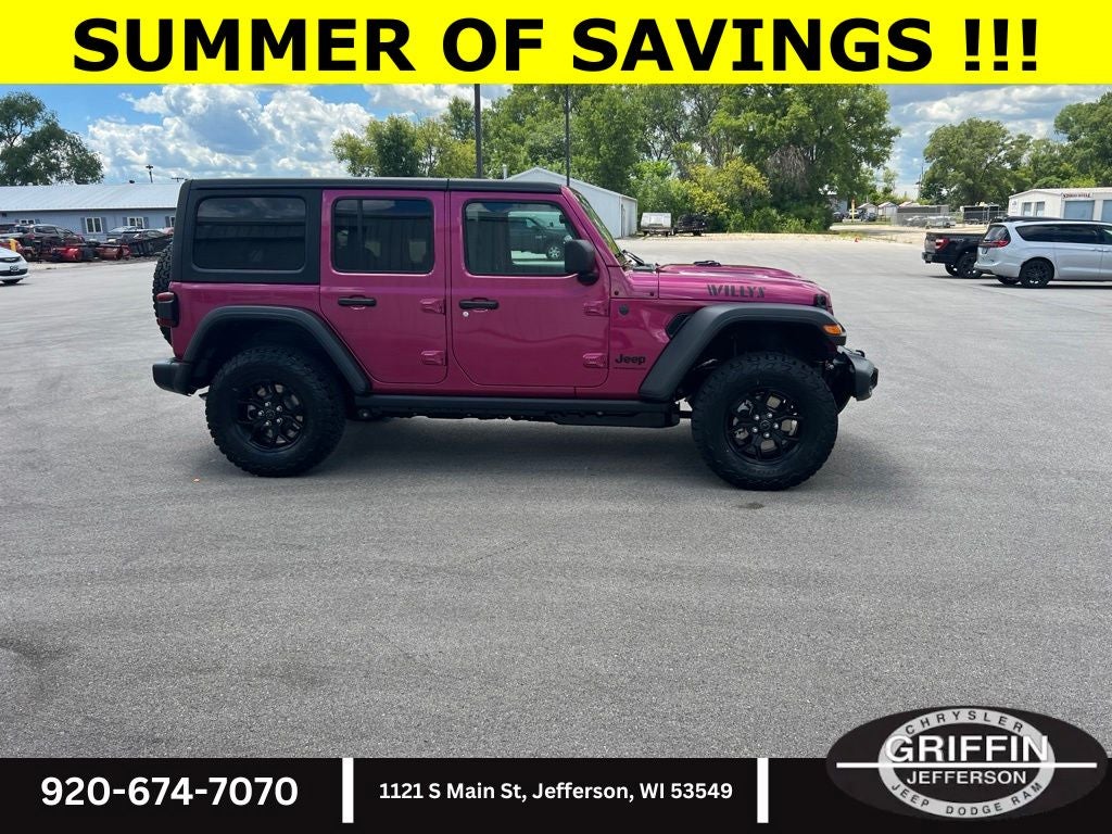 2026 Jeep Wrangler Willys 4X4 V6 !!!