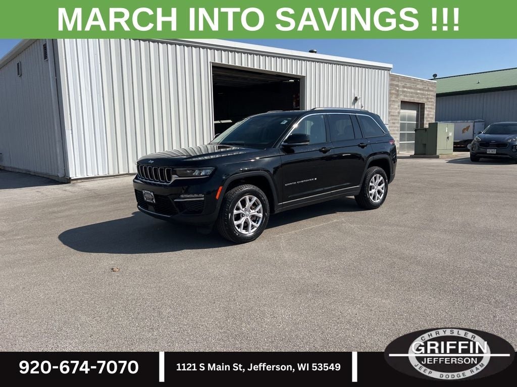 2022 Jeep Grand Cherokee Limited 4X4 V6 !!!