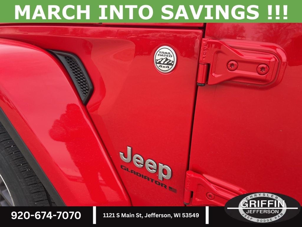 2023 Jeep Gladiator Overland 4X4 V6 !!!