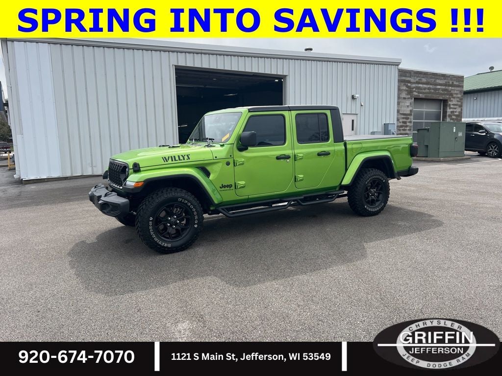 2025 Jeep Gladiator Willys 4X4 !!!