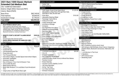 2021 RAM 1500 Classic Warlock 4WD Near Madison WI