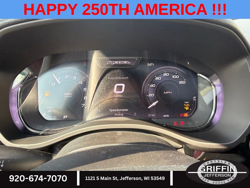 2026 RAM 1500 Rebel 5.7L V8 HEMI !!!