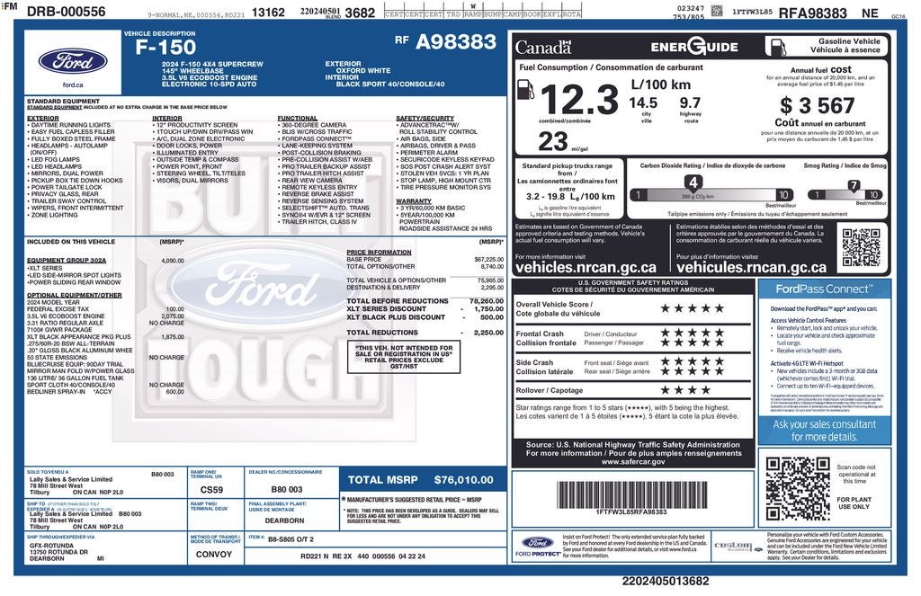 2024 Ford F-150 XLT 4WD Near Madison WI