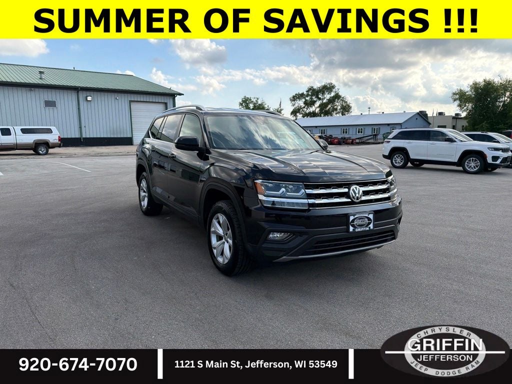 2019 Volkswagen Atlas 3.6L V6 SE 4Motion !!!