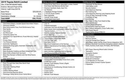 2019 Toyota RAV4 Limited AWD Near Madison WI