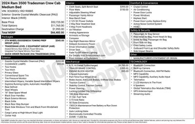 2024 RAM 3500 Tradesman 4WD Near Madison WI