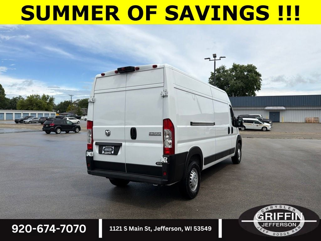 2026 RAM ProMaster 2500 High Roof CARGO !!!