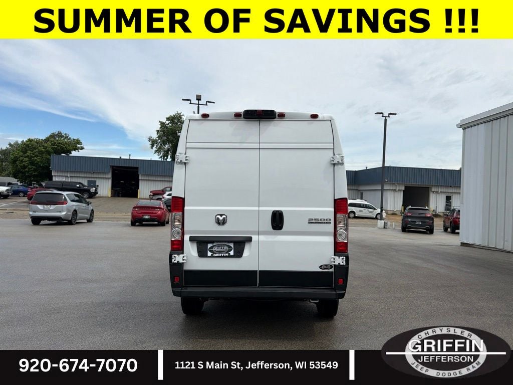 2026 RAM ProMaster 2500 High Roof CARGO !!!