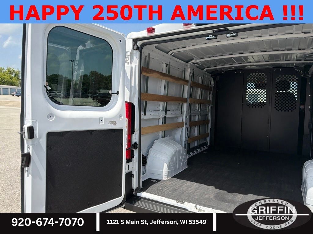 2025 RAM ProMaster 2500 CARGO 3.6L !!!