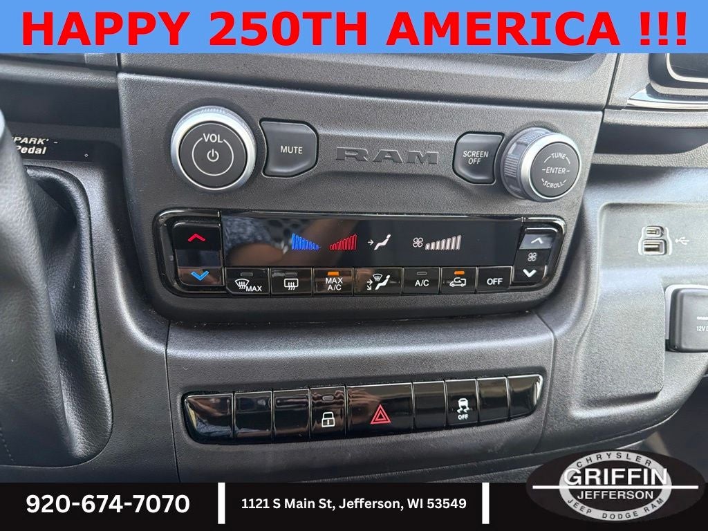 2025 RAM ProMaster 2500 CARGO 3.6L !!!