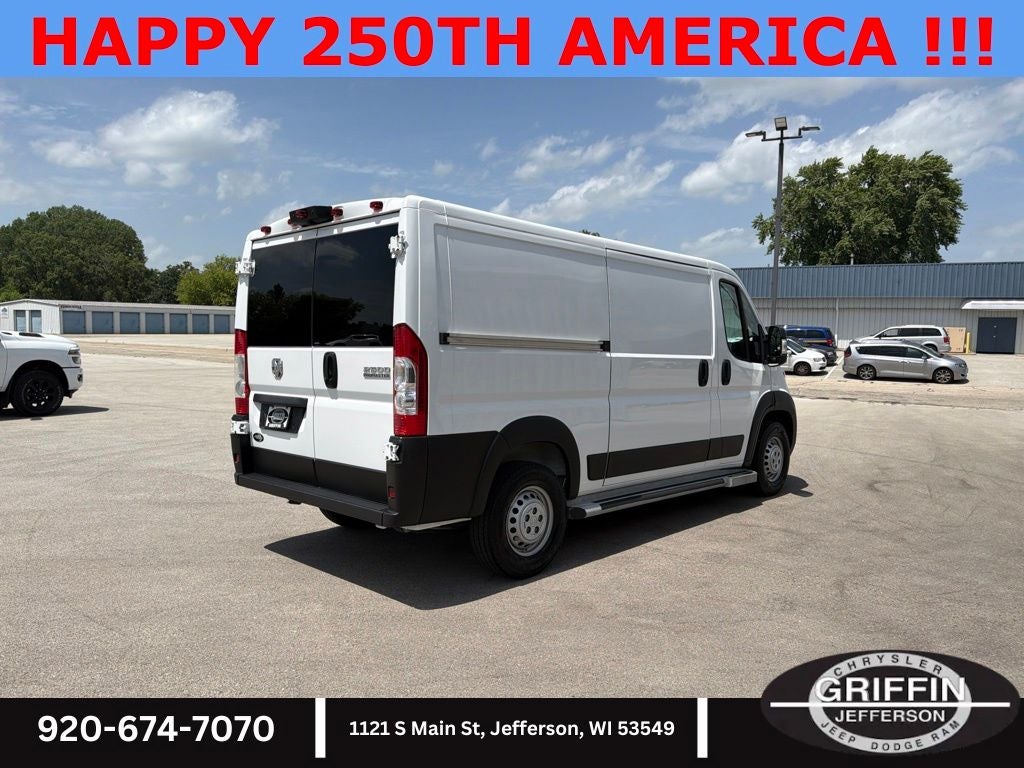 2025 RAM ProMaster 2500 CARGO 3.6L !!!