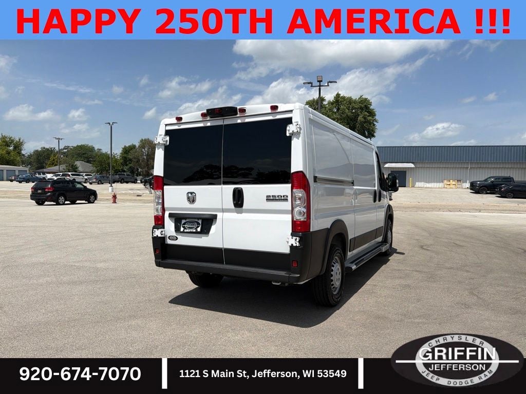 2025 RAM ProMaster 2500 CARGO 3.6L !!!