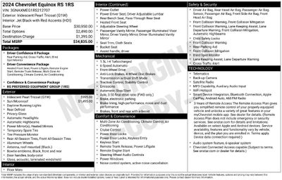 2024 Chevrolet Equinox RS Near Madison WI