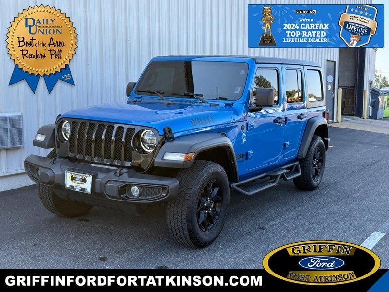 2022 Jeep Wrangler Unlimited Willys CERTIFIED WILLYS Near Milwaukee