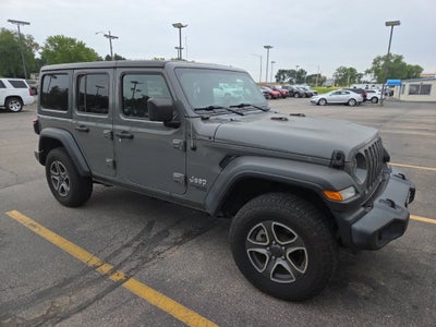 2021 Jeep Wrangler Unlimited Sport S Certified Near Madison